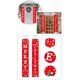 thumbnail image 5 of Bewildely Cartel navideño para puerta, ventana, porche, Hotel, centro comercial, Bar, fondo colgante, pareado, fiesta, vacaciones, decoración Kits de decoración para fiestas, 5 of 6
