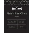 thumbnail image 5 of Spalding Men's Cool Move Cushioned Stay-Put Liner Socks, 3-Pack, 5 of 5