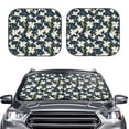 thumbnail image 2 of Wukai Lilies Flowers Car Front Windshield Sun Shade,Sun Visor Shield Block Automotive Interior Protector Blocks UV Rays-Large, 2 of 6