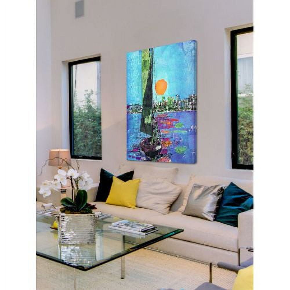 "Blue Sky" Painting Print on Wrapped Canvas