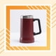 thumbnail image 3 of Matsuzay Taza de vacío de acero inoxidable, portátil, con mango, boca grande, reutilizable, aislamiento térmico, 709ml, frasco de repuesto Suministros térmicos Negro, 3 of 6