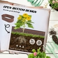 thumbnail image 4 of Outsunny Galvanized Raised Garden Bed Kit, Metal Planter Box with Safety Edging, 41.25" x 24.5" x 11.75", Brown, 4 of 9