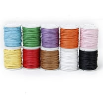 10 Rolls 1mm Waxed Nylon Hand Knitting Cord String Beading Thread Random Color