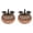 Rose Gold-2Pcs, variant on 1Pcs Mercury Glass Pumpkin Lights with Timer, Battery Operated LED Halloween Pumpkin Decor, Lighted Vintage Glow Pumpkins for Fall, Thanksgiving, Rustic Harvest Table Centerpiece 5.9x6.3 Inch Gold