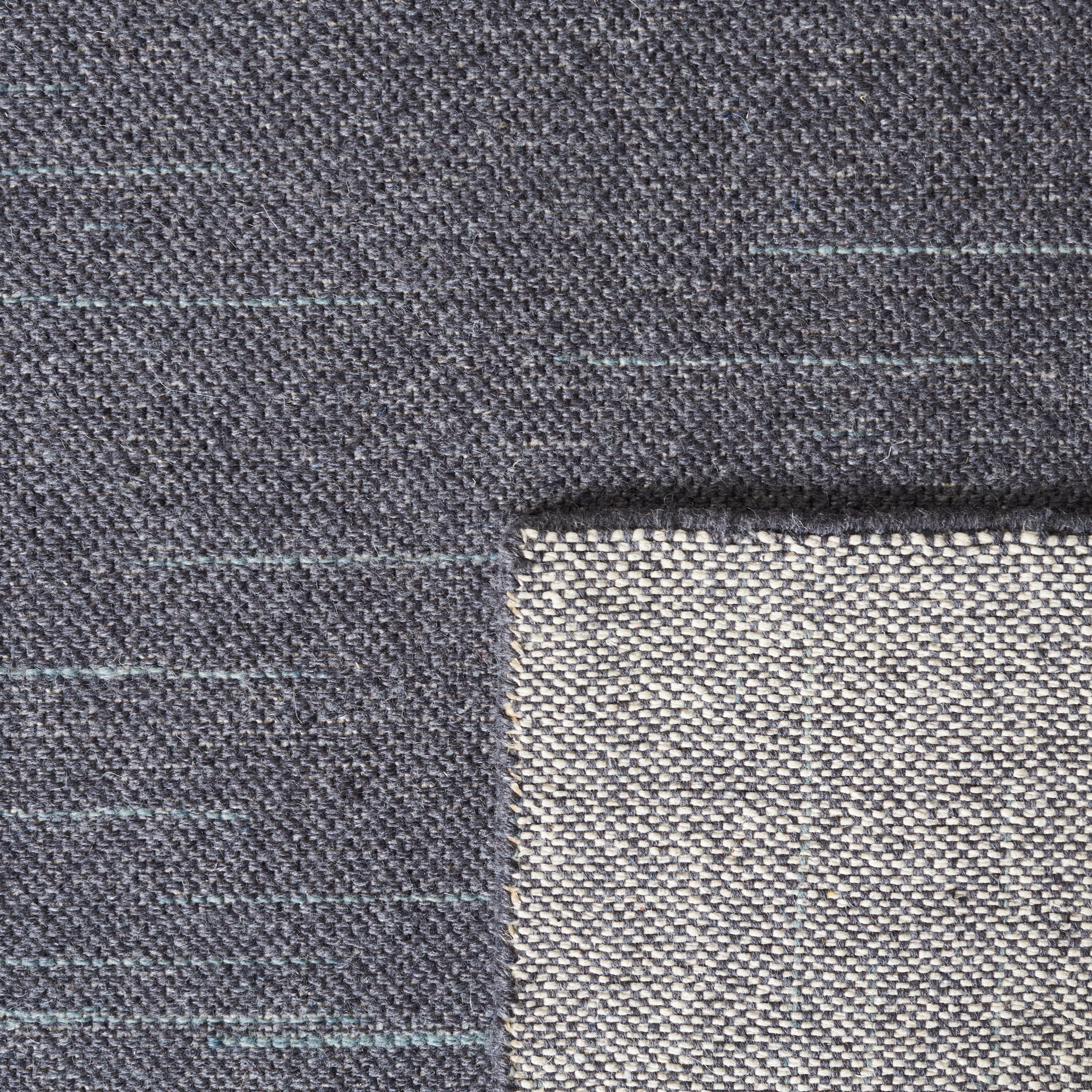 SAFAVIEH Kilim Roderick Solid Runner Rug, Dark Grey, 2'3" x 9'