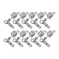 thumbnail image 4 of Splihome 10 Pcs Tire-Bouchon de Pêche Rond Robuste Connecteurs d'Appâts pour Eau Salée 5MM, 4 of 9