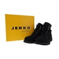 thumbnail image 6 of Mens 6” Waterproof Full Grain Leather Slip Resistant Steel Toe Work Boots, Black, 5M, 6 of 6