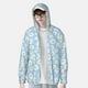 thumbnail image 2 of Balery Floral Daisy Sudadera ligera de manga larga con capucha y protección solar UPF 50+ para hombre y mujer, ideal para pesca y running-3X-Large, 2 of 7