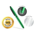 thumbnail image 5 of Stylus Pen- Capacitive Stylus, 3-in-1 Metal Pen, Multi-Function,Ballpoint Ink Pen,with LED Flashlight, for Touchscreen Devices, Tablets, iPads, iPhones, 5PK, Green, 5 of 5