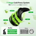 thumbnail image 4 of Aeitto Max5 Cold Press Juicer, 250W Juicer Machine with 5.3" Lagrge Feed Chute, 1.7L High Juice Yiled for Fruits and Vegetables, Coal, 4 of 11