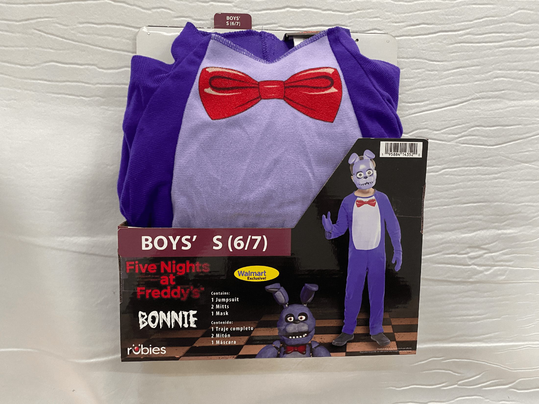 Five Nights at Freddy's Bonnie Halloween Costume for Children, Boys' Size S (6/7), by Rubies