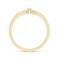 thumbnail image 2 of ANGARA Natural 0.05 Ct. Diamond Solitaire Promise Ring in 14K Yellow Gold for Women (Ring Size: 12), 2 of 8