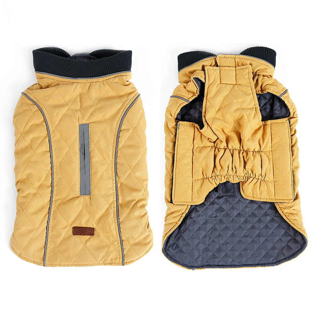 Dog Vest Cold Weather Dog Coats Retro Design Cozy Winter Dog Pet Vest