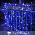 thumbnail image 5 of 40ft Solar Christmas String Lights 100LEDs 8 Modes Waterproof String Fairy Lights for Christmas Holiday Garden Decorations, Blue, 5 of 11