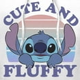 thumbnail image 2 of Men's Lilo & Stitch Cute and Fluffy Pull Over Hoodie White Large, 2 of 4