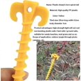 thumbnail image 3 of 10Pcs Camping Tent Stakes Pegs Tent Heavy Duty Tent Nail Plastic Screw Tent Pegs for Fixing Camping Tent Rain Tarps Outdoors Tent Nails 20*4.5cm, 3 of 5