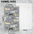 thumbnail image 2 of Cute Dachshund Hand Towel for Bathroom Set of 2 Hand Bath Towels Soft Absorbent Decorative Towels for Bathroom Kitchen Yoga Home Decor 14 x 28 in, 2 of 6