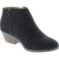 thumbnail image 7 of Soda Women's Mug Round Toe Faux Suede Stacked Heel Western Ankle Bootie, 7 of 7