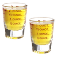 thumbnail image 2 of Taza medidora Vaso de chupito Vaso de chupito para espresso Líquido Vaso pesado Copa de vino Letras, 2 of 7