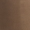 thumbnail image 5 of Ula Contemporary 13.5" Round Ottoman Footstool, Brown Microfiber, 5 of 5