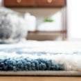 thumbnail image 4 of SAFAVIEH Moroccan Tassel Ciera Medallion Shag Area Rug, Blue/Ivory, 5'3" x 7'6", 4 of 8