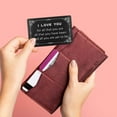 thumbnail image 6 of Engraved Metal Valentine Day Card Postcard, Valentine's Day Gifts for Him, Permanent Memory Card, Wallet Clip Card, Anniversary Valentine Day Gifts for Husband, Wedding Gifts for Men and Women, 6 of 8