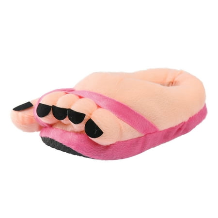 

Black Sandals Women Comfortable Cartoon Detail Novelty Slippers And Men Warm Cotton Soft Plush Home Slippers Indoor Womens Shoes Sneakers