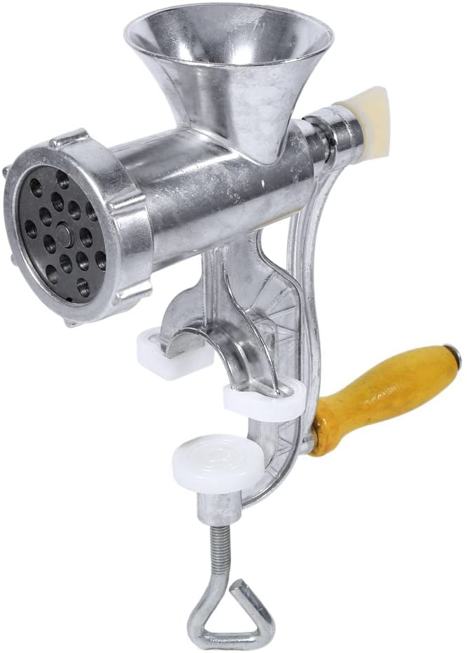 Meat Hand Grinder, Manual Meat Grinder Manual Tinned Meat Grinder and Sausage Stuffer Table Hand