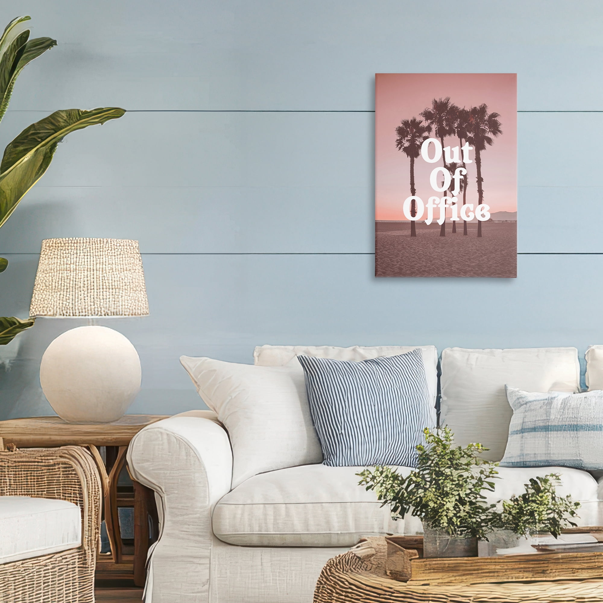 Stupell Industries Out Of Office Tropical Escape Canvas Wall Art, design by Lil' Rue