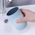 thumbnail image 4 of Juego de 2 vasos de plástico reutilizables de 350 ml, lavavajillas (azul claro y azul claro) kaili Sencillez, 4 of 5