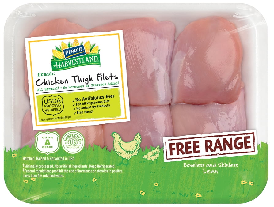 Perdue Harvestland Free Range Boneless Skinless Chicken Thighs