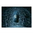 thumbnail image 2 of Gothic Cutting Board, Dark Cave the Full Moon at Night Scary Horror Medieval Art Print, Decorative Tempered Glass Cutting and Serving Board, Large Size, Blue Grey, by Ambesonne, 2 of 5