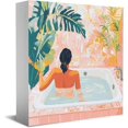 thumbnail image 1 of Letreros de baño decorativos Xinyu 5 x 5 pulgadas madera, 1 of 7