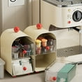 thumbnail image 5 of Teas Bag Holder with Drawer 2 Layer Storage Box for Organizing Coffee Creamers and Condiments Kitchen Accessories, 5 of 8