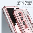 thumbnail image 4 of for Samsung Galaxy Z Fold 5 2023 Case, Luxury Plating Shockproof Drop Protection Phone Case for Samsung Galaxy Z Fold 5 5G 7.6 inch, Rosegold, 4 of 7