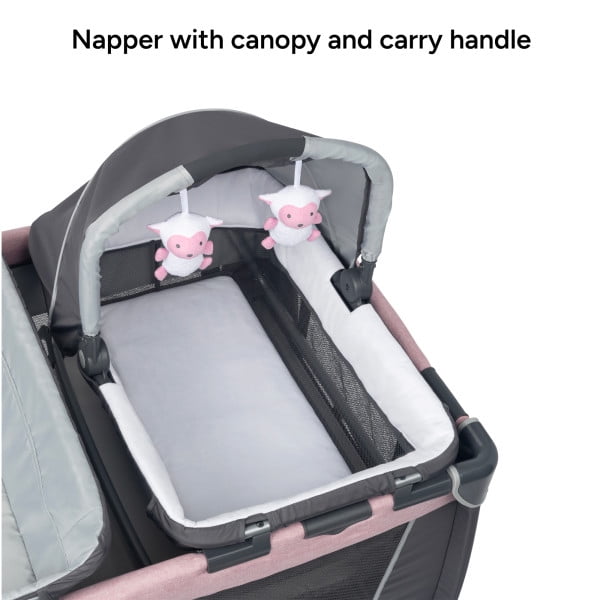 Baby Trend Simply Smart Nursery Center Playard, Pink photo 3