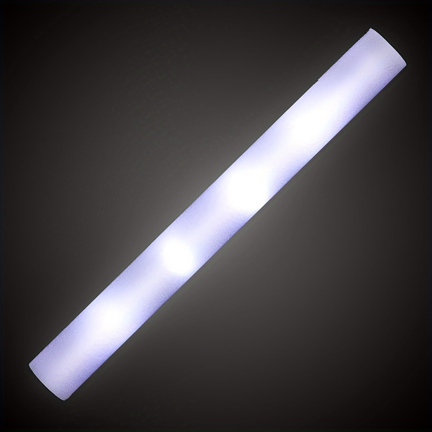 36  White Foam Sticks, Suitable for Parties, Weddings, Birthdays, Concerts, Festivals, Etc