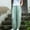 Green(New), variant on PNTUTB Pants for Women Casual Summer Elastic Fashionable Loose High Waist Linen Pant Pockets Trouser