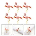 thumbnail image 3 of 6pcs Flamingo Design Napkin Buckles Hawaiian Party Decorative Napkin Rings, 3 of 9