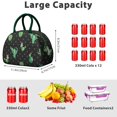 thumbnail image 4 of Aesthetic Succulent Insulated Lunch Bag – Eco-Friendly Thermal Tote with Cactus Design – Reusable Lunch Box for School, Work, and Travel, 4 of 4