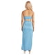thumbnail image 5 of VISgogo, vestido de tubo informal para mujer, vestido largo a la moda de Color sólido con hombros descubiertos y abertura delgada VISgogo  moda, 5 of 6