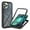 Black, variant on TECH CIRCLE Case for For iPhone 15 Built-in Screen Protector, Hybrid Rugged Full Body Drop Protection Shockproof Anti-Scratch Transparent Clear PC Back Cover for Apple iPhone 15 6.1" 2023,Red
