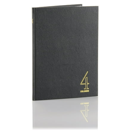 Wilson Jones 74100 Account Book, 9 1/4" x 7", 30 Lines, 80 Pages, 4 Columns