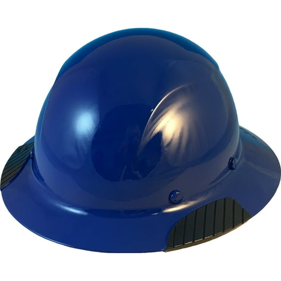 DAX Fiberglass Composite Hard Hat - Full Brim Royal Blue