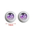 thumbnail image 7 of 10x Round Doll Eyes Arts Reusable Googly Crochet Toy for DIY Craft Toy Decorations Teddy Bear Supplies 14mm, 7 of 7