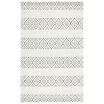 SAFAVIEH Marbella Ifrit Diamond Area Rug, Ivory/Black, 5' x 8'