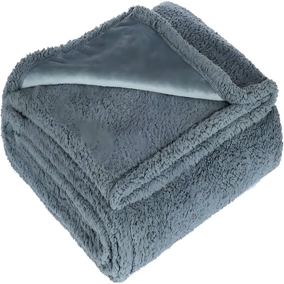AUQ Blanket,Stain-Proof Love Blanket for Couples,Waterproof Splash Blanket for Bed (Gray,M: 40x57 in)