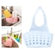 thumbnail image 5 of Escurridor de fregadero con orificios, cesta colgante ajustable y extraíble de PVC Gris, 5 of 9