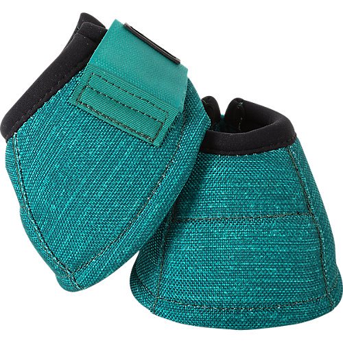 Classic Equine DyNO No-Turn Bell Boots L Turquois