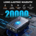 thumbnail image 2 of Heated Vest for Men and Women with APP Control, Rechargeable Men's Vest 20000mAh Battery Pack Included, Electric Heating Vests Lightweight Heated Jacket for Camping Fishing Skiing,Size L, 2 of 10